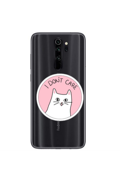 Other Xiaomi Redmi Note 8 Pro I dont Care Transparent Silicone TPU Θήκη