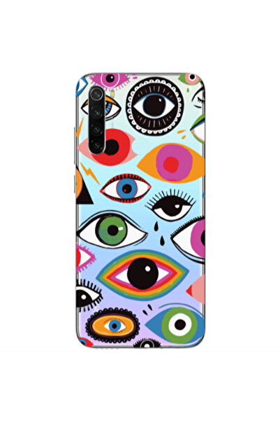 Other Xiaomi Redmi Note 8 Colorful eyes Transparent Silicone TPU Θήκη
