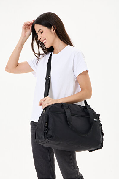 Vuslat Bags Women's Large Size Sports and Fitness Bag Waterproof Multi-Compar...