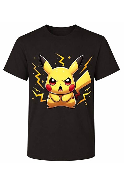 ROLY Tricou Unisex Bumbac Print Pikachu, Pokémon,