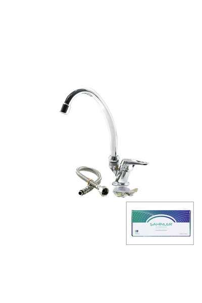 Home Mix Single Inlet Marble Base Mounting On-To-Off Faucet (4835)