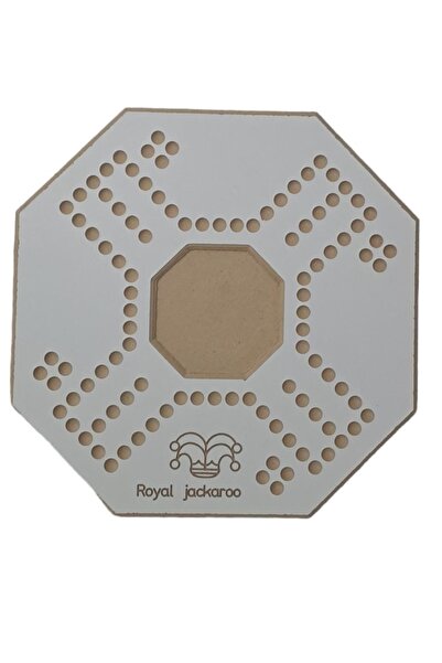 Generic White Wood Octagonal Jackaroo Board