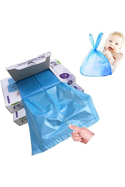 Arabest 3 Packs Single-Use Waste Bags for Infants & Pets, Diaper Sacks Equipp...