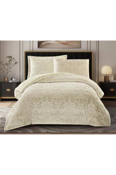Alhabib bedding Winter Single Bedspread and Beige Jacquard Text, Suitable for...