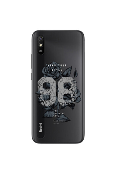 Other Xiaomi Redmi 9A Flower 98 Transparent Silicone TPU Θήκη