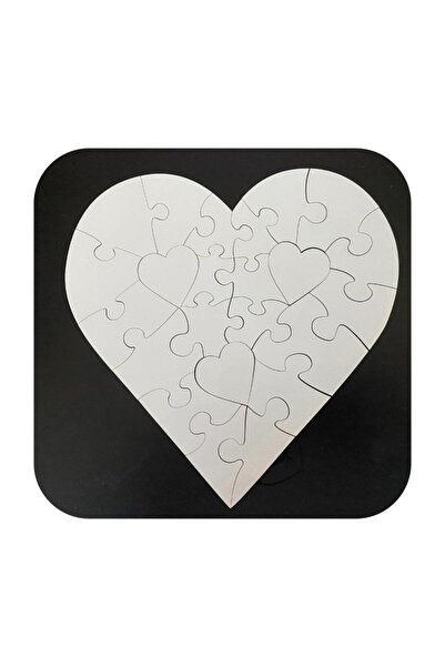 MC Micostore Photo frame 301006, MDF, 10x15cm, sublimable, puzzle, heart, dou...