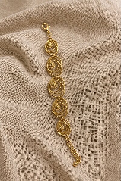 Clandestino Bohemian Medallion Bracelet Gold Color
