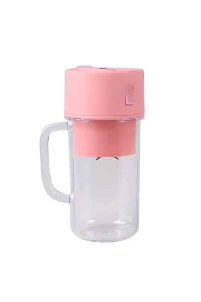 NEXTLY Blender portabil cu pai, NEXTLY, încărcare USB, 420ml, lame din oțel i...