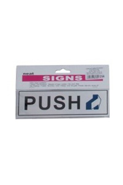 MC Micostore Semn indicator PUSH, carton plastifiat