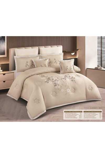 NAJMA Nefirin Summer Reversible Digital Printed Microfiber Soft Filling 8 Pie...