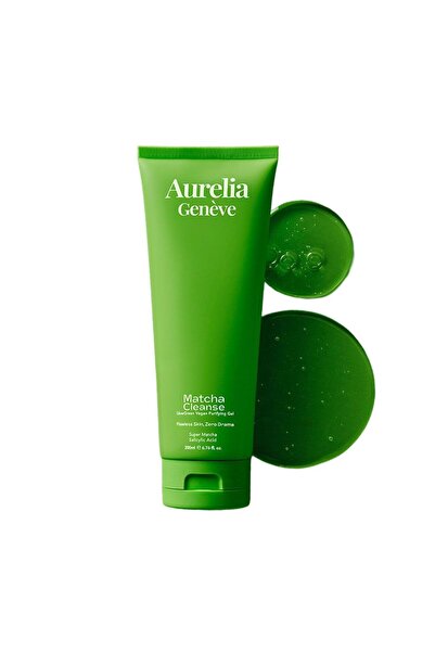 Aurelia Probiotic Skincare AureliaGeneve-Matcha Cleanse Glowgreen جل تنظيف نب...