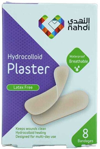Nahdi Hydrocolloid Plaster - Medium Size 8 Pcs