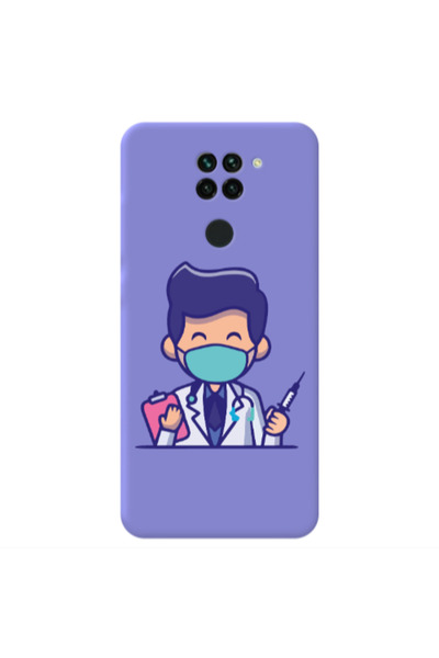 Other Xiaomi Redmi Note 9 Specialist Doctor Purple Colored Silicone TPU Θήκη