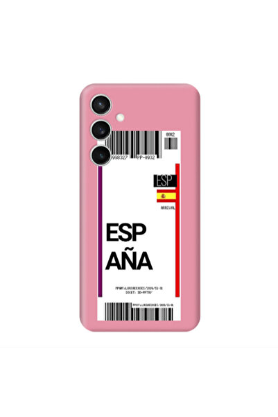 Other Samsung S24 FE Espana Arrival Pink Colored Silicone TPU Θήκη