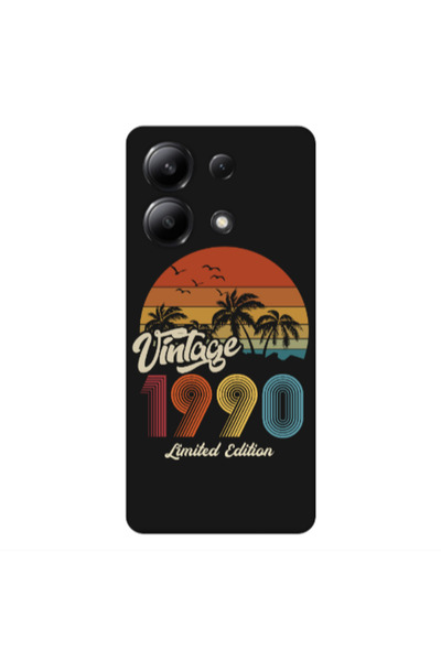 Other Xiaomi Redmi Note 13 4G Vintage Black Colored Silicone TPU Θήκη