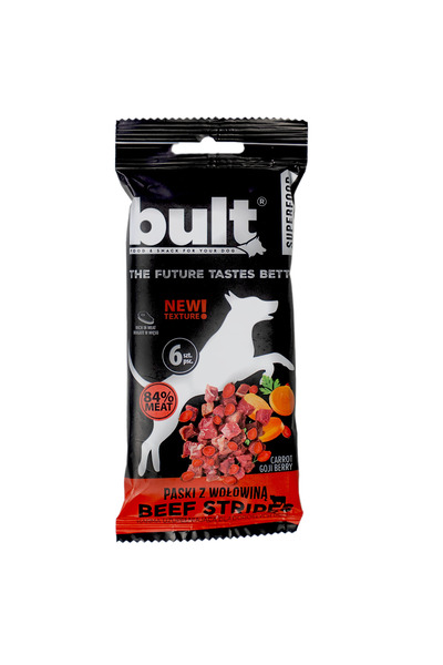 Bult Gustare câini, Bult, 6 buc, Carne de Vită Paski, Câini Adulți, Susține S...