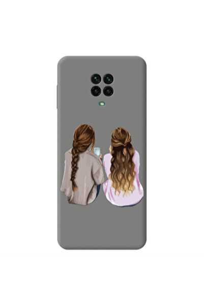 Other Xiaomi Redmi Note 9 Pro Friends Grey Colored Silicone TPU Θήκη