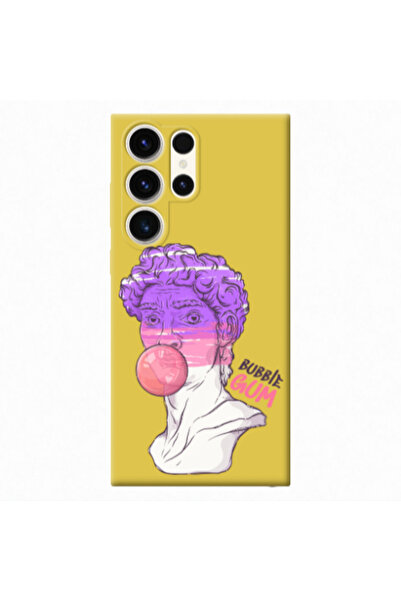 Other Samsung S23 Ultra Pin Bubble Yellow Colored Silicone TPU Θήκη