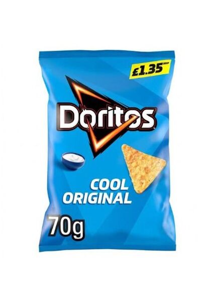 DORİTOS Cool Original Tortilla Chips Crisps 70g