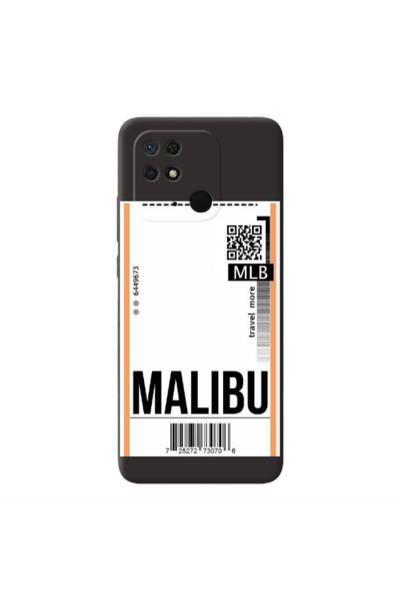 Other Xiaomi Redmi 10C Malibu Travel More Black Colored Silicone TPU Θήκη