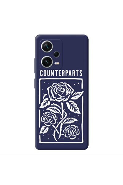 Other Xiaomi Poco X5 Counterparts Dark blue Colored Silicone TPU Θήκη