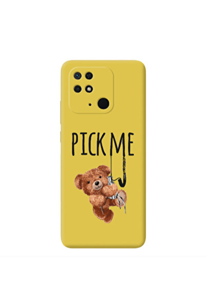 Other Xiaomi Redmi 10C Pick me Yellow Colored Silicone TPU Θήκη