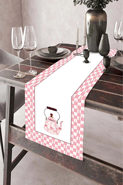 aymira home 40X140Cm Woven Stain Resistant Printed Thai Feather Fabric Table ...