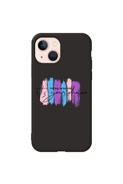 Other Apple iPhone 13 One Day Or Day One Black Colored Silicone TPU Θήκη