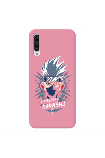 Other Samsung A50 Anime Mangoo Pink Colored Silicone TPU Θήκη