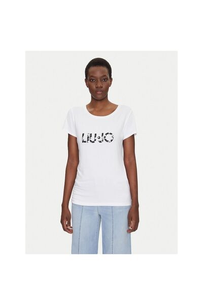 Liu Jo Beachwear Tricou de damă VA5156 JS360 Alb