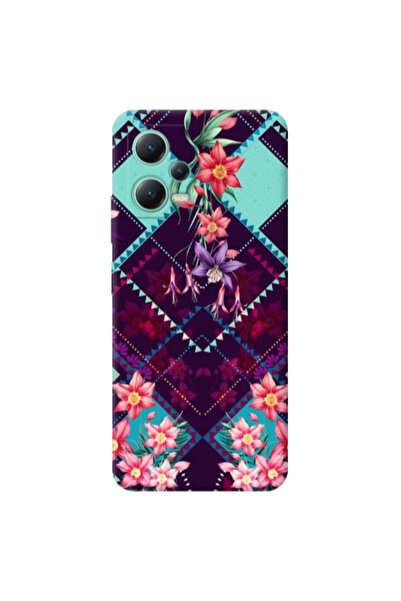 Other Xiaomi Redmi Note 12 Pro Plus 5G Checkered flowers Transparent Silicone...