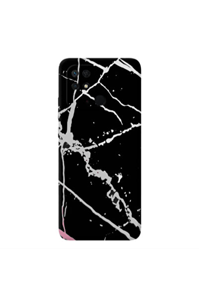 Other Xiaomi Redmi 10C Marble Cream Cracks Transparent Silicone TPU Θήκη