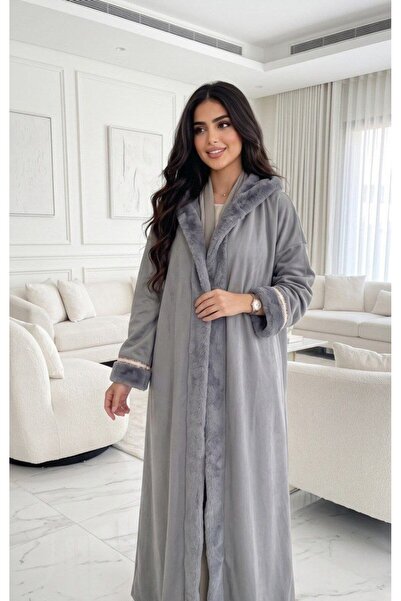 alqarat "Ghayma" Velvet Winter Coat