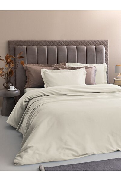 PALAMAIKI Σετ King Size Σεντόνια 285x270 Posh Sateen Ivory 285x270