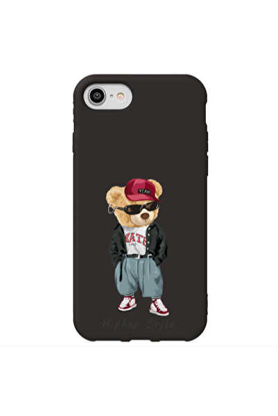 Other Apple iPhone 7 Hip hop style Black Colored Silicone TPU Θήκη