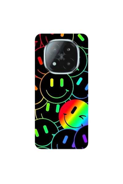 Other Xiaomi Redmi Note 14 Pro + 5g Rainbow Smile Transparent Silicone TPU Θήκη