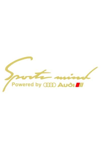 Oracal 651 Αυτοκόλλητο Καπό Αυτοκινήτου Audi, Sports Mind 30x11εκ., Χρυσό