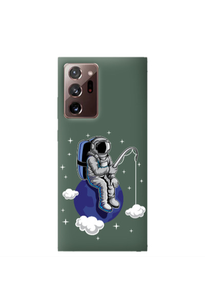 Other Samsung Note 20 Plus Fishing space Dark Green Colored Silicone TPU Θήκη