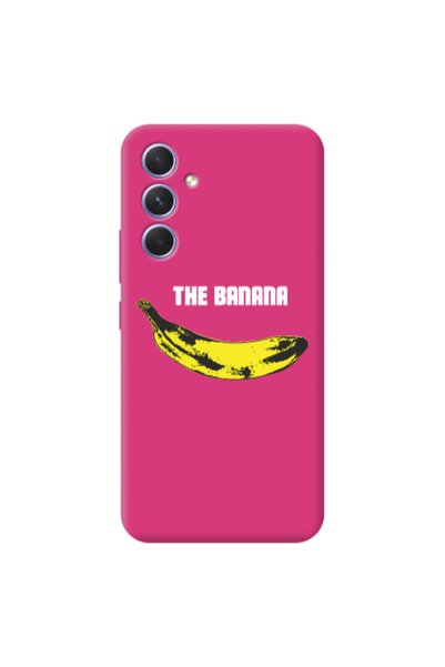Other Samsung A54 The banana Fuchsia Colored Silicone TPU Θήκη