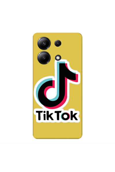 Other Xiaomi Redmi Note 13 4G Tik Tok Yellow Colored Silicone TPU Θήκη