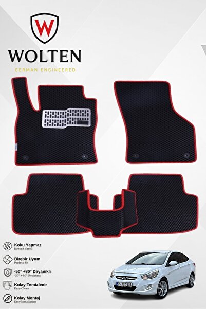 w wolten german engineered ACCENT BLUE-HYUNDAİ-(2011-2018) İÇİN EVA İÇ PASPAS...