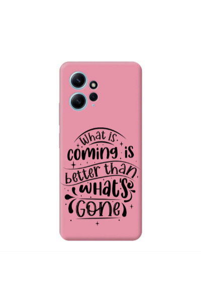 Other Xiaomi Redmi Note 12 4G What is coming Pink Colored Silicone TPU Θήκη
