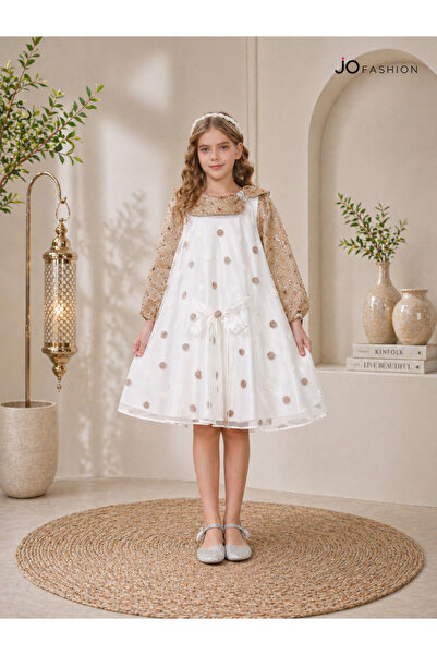JO FASHION Classical Design Girls Fashion Dress
