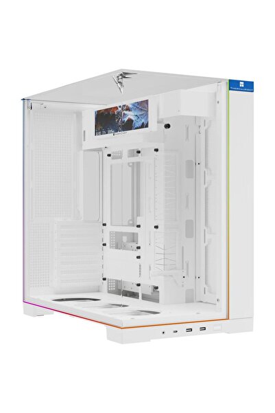 ThermalRight A70 Vision ARGB ATX Case, 270° Panoramic, 9.16" LCD, White