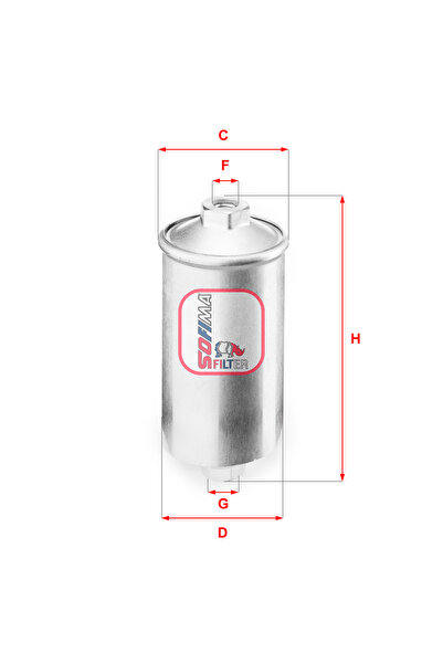 SOFIMA Filtru Combustibil Volvo 240 260 Alfa Romeo 155 33 Audi 100 C2 200 C2 ...