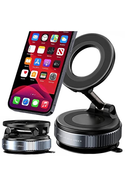 Hurt Suport autor pentru telefon, magnetic, prindere prin ventuza, reglabil, ...