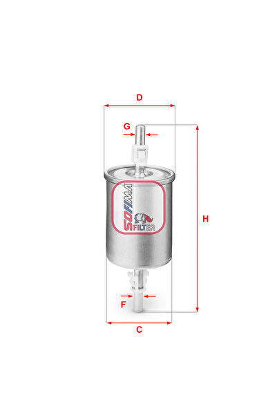 SOFIMA Filtru Combustibil Mercedes E (w124) Alfa Romeo 145 146 155 156 Audi A...