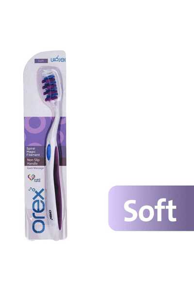 Orex Toothbrush Spiral Magic With Gum Massager Soft