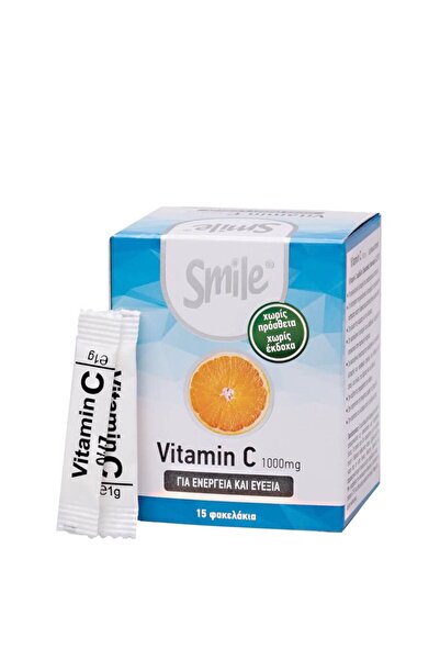 SMILE Βιταμίνη C για Ενίσχυση του Ανοσοποιητικού Συστήματος, Δράση για το Δέρ...