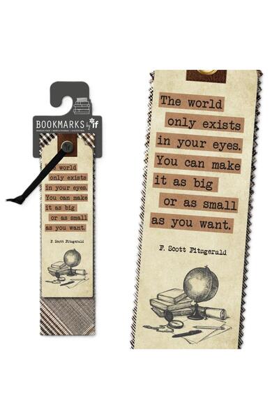 İF Semn de carte Academia, multicolor, 20x6cm, cu panglica